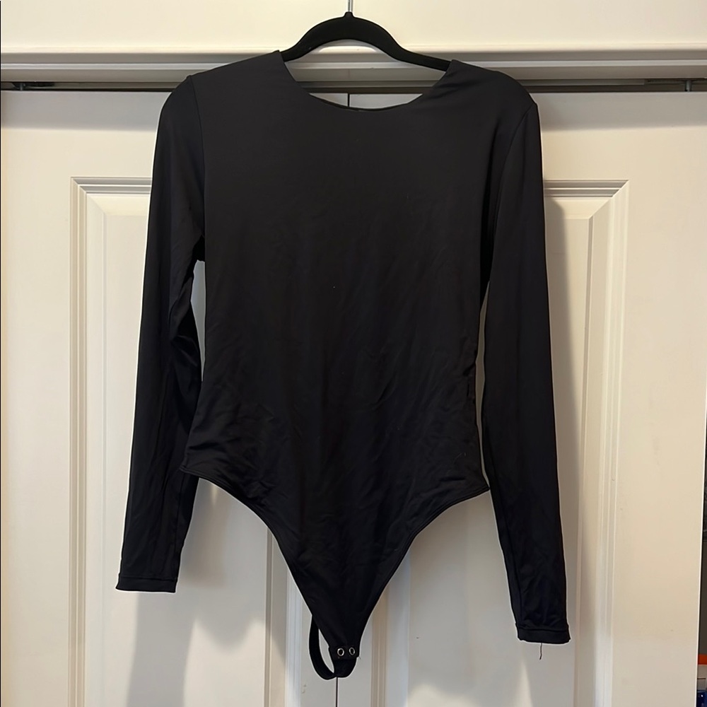 Black Long Sleeve Bodysuit